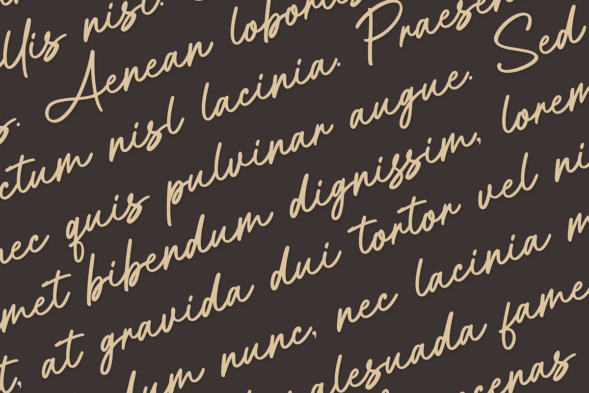 Aittemia Seikage a Handwritten Font, a Handwritten Font by Basnistudio (Photo 4 of 12)