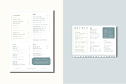 Premium Restaurant Menu Template Set, a Branding & Logo Template by Soigné Branding Studio (Thumbnail 5 of 7)