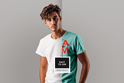 T-shirt Mockup, a Shirt Mockup by Graxaim Mock-up (Thumbnail 5 of 5)