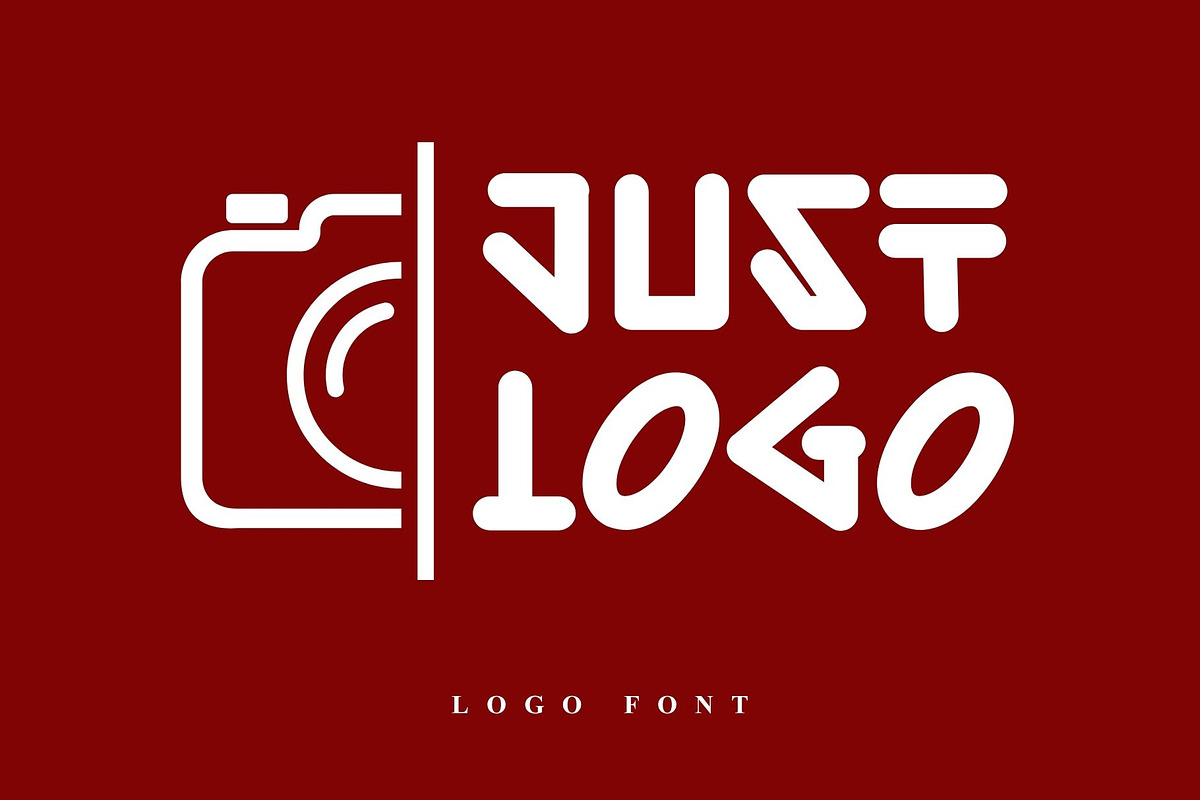 Just Logo, a Handwritten Font by Letterafa Studio (Photo 1 of 9)
