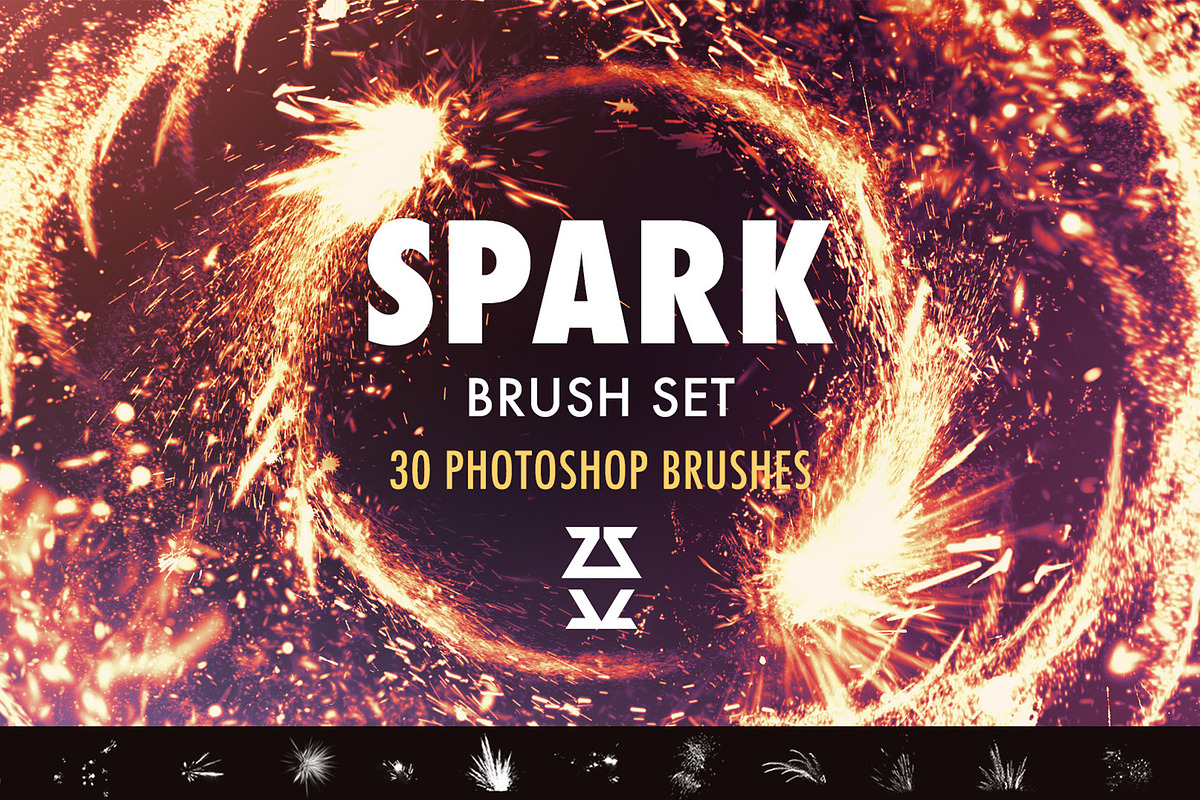 Spark Brush pack, a Brush Add-On by Zsolt Kosa Art (Photo 1 of 5)