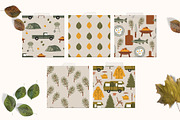 Camping Time Clipart & Patterns, a Pattern Graphic by Katerina Osa (Thumbnail 6 of 6)