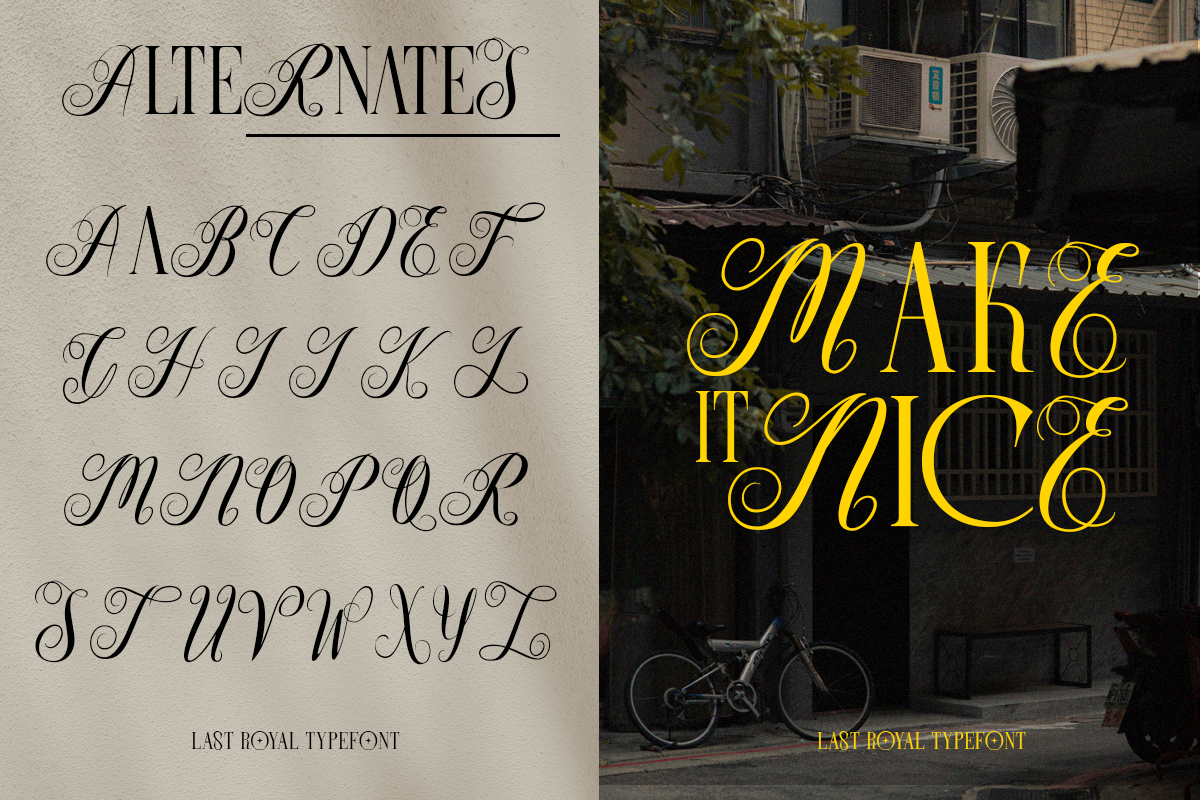 Last Royal - Elegant Serif & Script, a Serif Font by Say Studio (Photo 11 of 13)