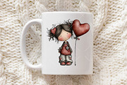 Whimsical Valentine's Clipart, an Illustration by OK Design (Thumbnail 4 of 6)