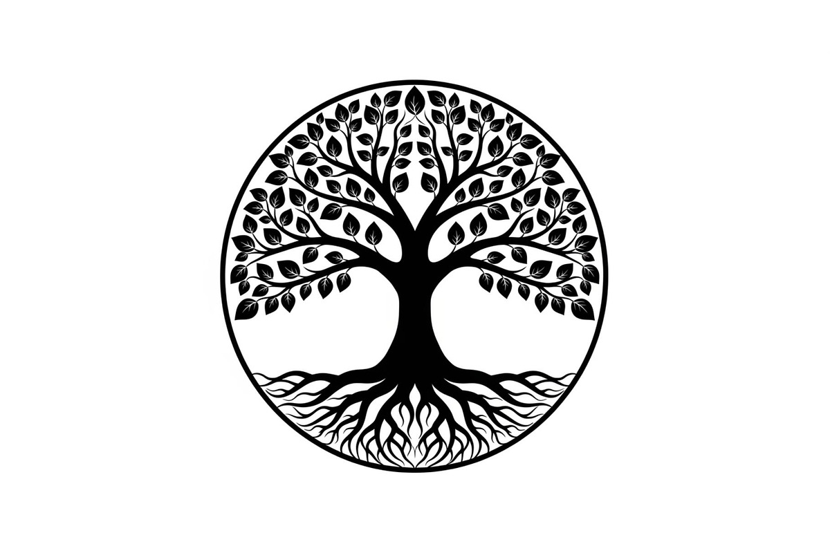 Tree of Life Circle SVG Bundle, an Illustration by Gfx_Store (Photo 2 of 50)
