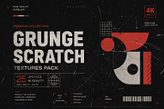 Grunge scratch textures pack, a Texture Graphic by Shovajit (Thumbnail 1 of 3)
