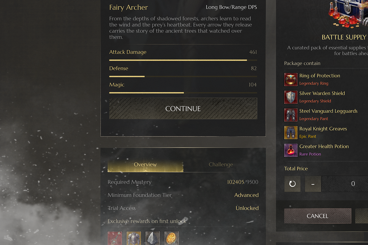 Crownfall Dark Fantasy RPG Game UI, an UI Kit Template by Timber Store (Photo 8 of 8)