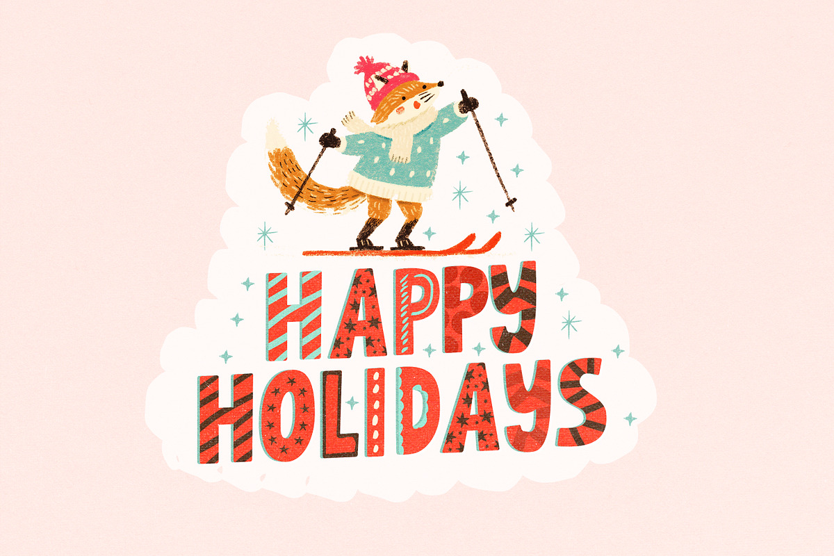 Club Merry Layered Font, a Sans Serif Font by Nicky Laatz (Photo 11 of 12)
