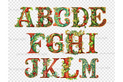Christmas Alphabet | Xmas Letters, a Seasonal Illustration by GlamArtZhanna (Thumbnail 4 of 5)
