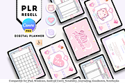 PLR Resell Pink Digital Planner, a Stationery Template by Tas Creative Studio (Thumbnail 4 of 13)
