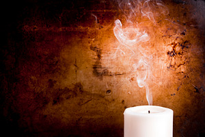 Candle Smoke Trails, an Abstract Photo by THP Creative