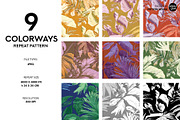 Tropical Leaves Seamless Pattern, a Pattern Graphic by VOVU Studio (Thumbnail 2 of 10)