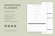 Marketing Planning Pages Set V-08, a Stationery Template by shahsoft (Thumbnail 1 of 3)