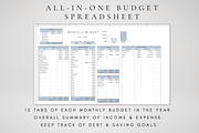 Digital Finance Spreadsheet Bundle, a Templates & Theme by BRANDcontent (Thumbnail 3 of 8)