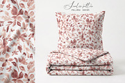 Blush Blossom Watercolor Flora Print, a Pattern Graphic by SirenaArt (Thumbnail 11 of 16)