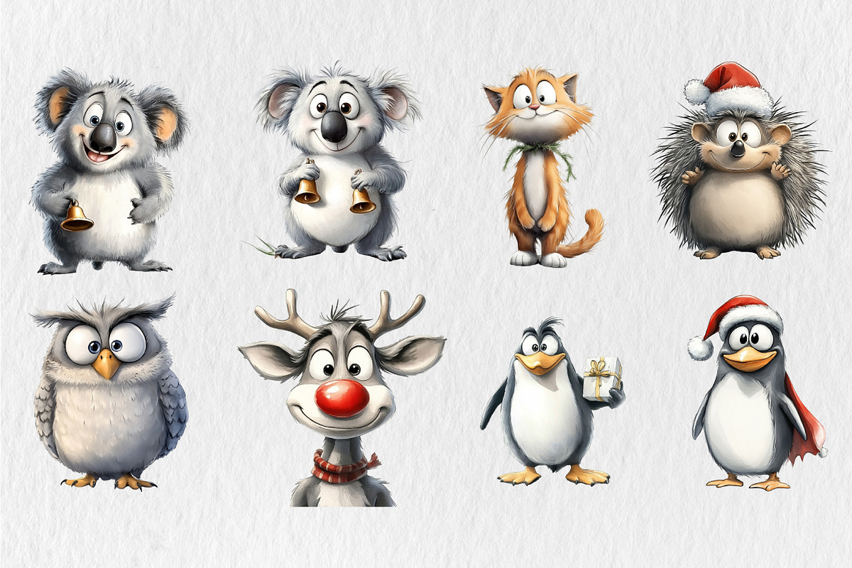 Quirky Animals PNG Clipart, a Seasonal Illustration by Rose Art (Photo 3 of 6)
