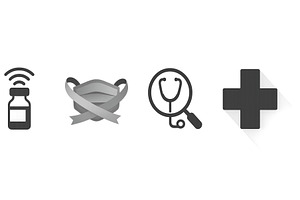 Health care symbols representing, an Object Illustration by ZinetroN