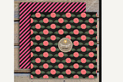 Chalkboard Floral Digital Paper, a Pattern Graphic by JennyL Designs (Thumbnail 3 of 4)