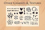 Brush Stains & Strokes collection, a Background Graphic by JuliaMalinovskaya (Thumbnail 10 of 21)