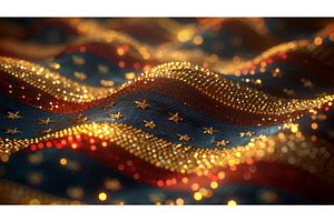 Flags for Memorial Day, 4th of July, a Background Photo by ZinetroN