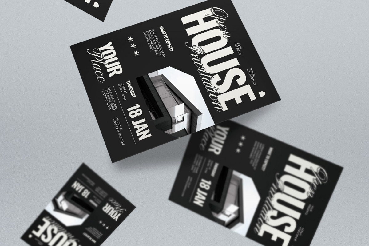 Open House Invitation preview 2