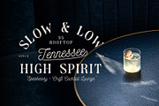 Devils Cut - Vintage Label Typeface, a Serif Font by Surplus Type Co (Thumbnail 4 of 9)