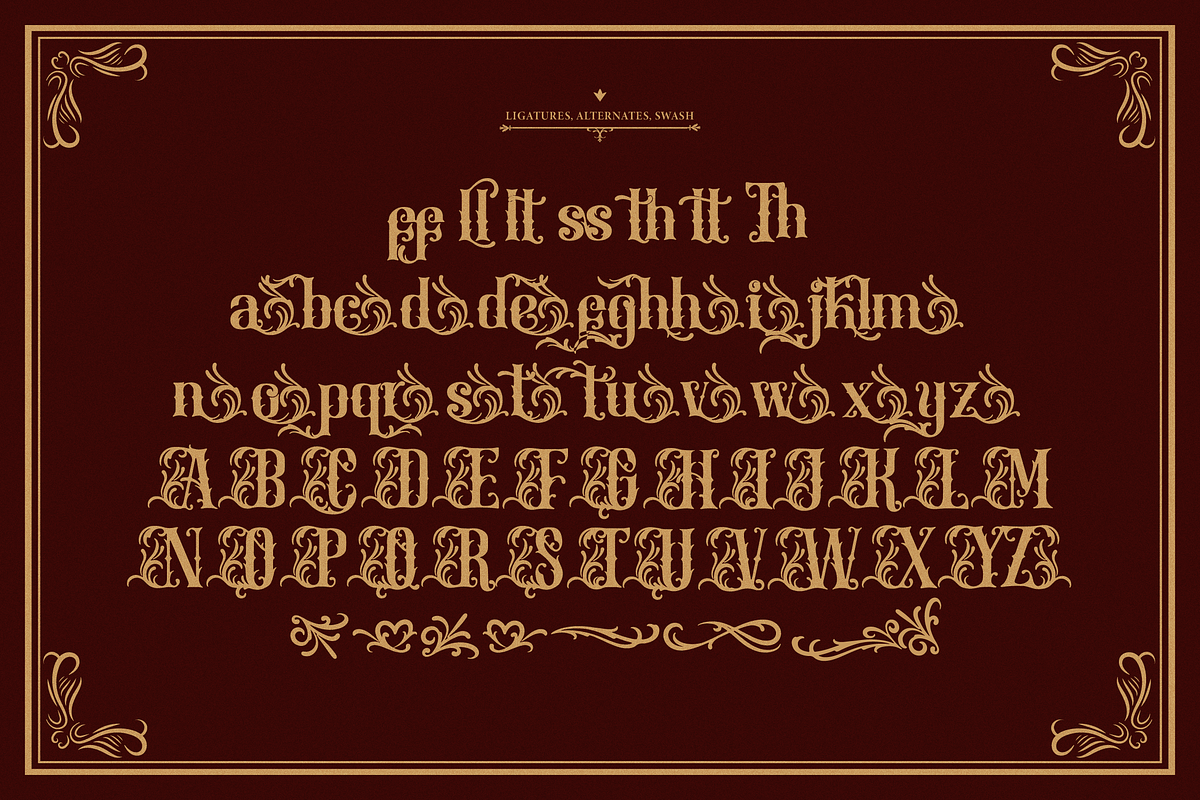 Belion Radego | Victorian Typeface, a Blackletter Font by Denustudios (Photo 12 of 12)