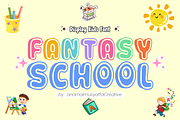 Fantasy School - Display Font, a Font by KiddoGlyphs Studio (Thumbnail 1 of 5)