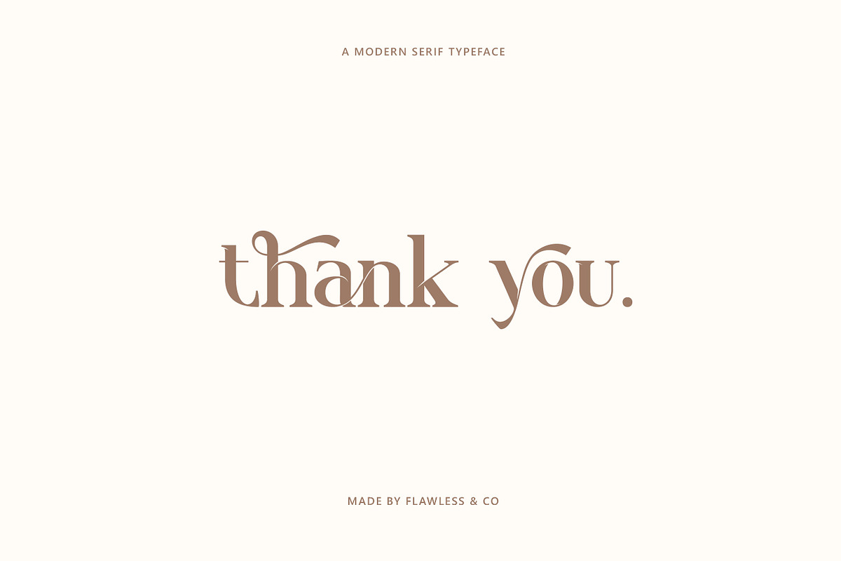 Forseti - Modern Serif Font, a Serif Font by Flawless And Co (Photo 3 of 12)
