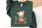 Cute Woodland Animal Clipart, an Illustration by Watercolor design (Thumbnail 8 of 9)