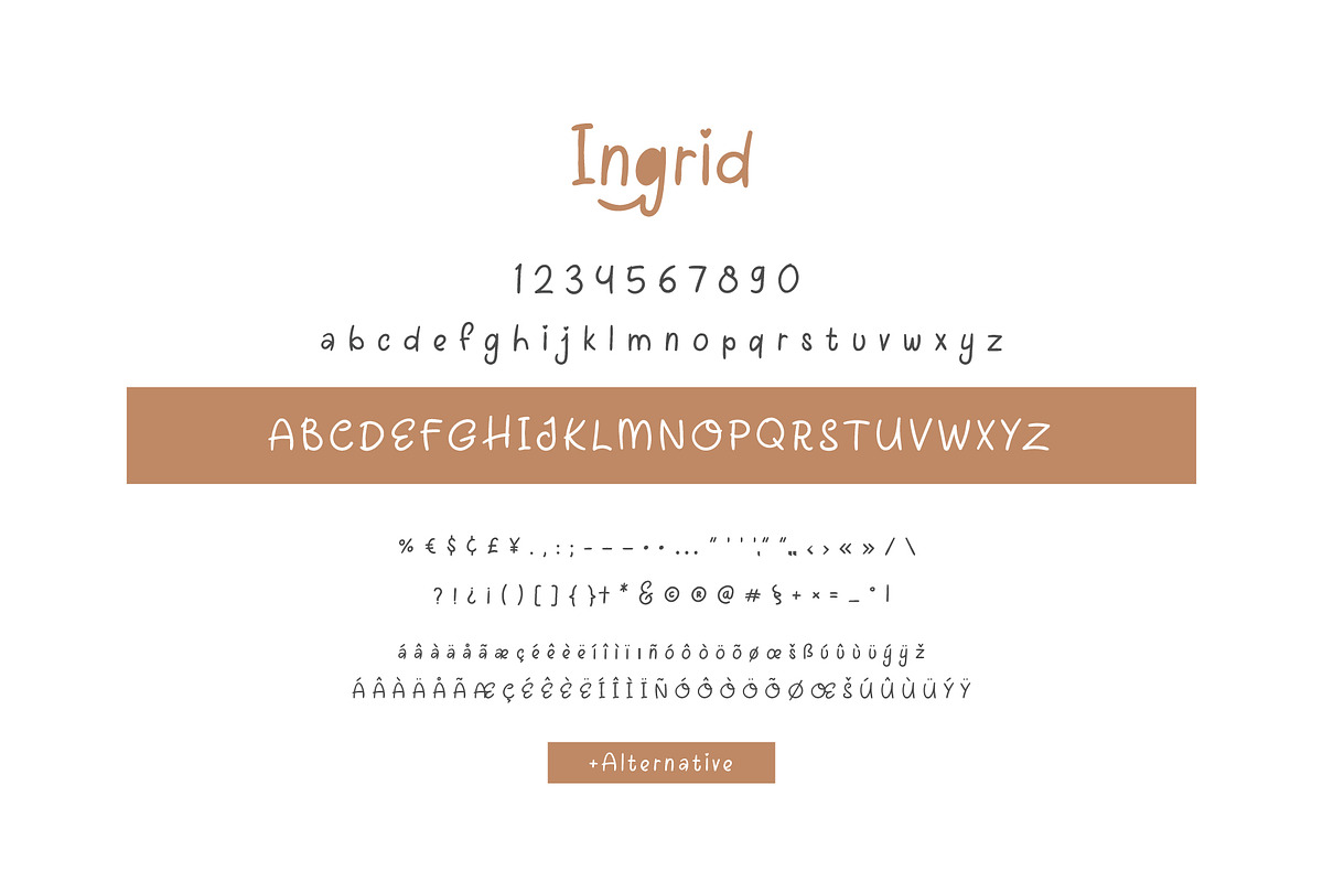 Ingrid Font, a Script Font by Phoenix Dungeon (Photo 2 of 9)
