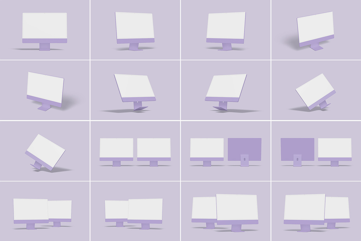 iMac Desktop Mockup Bundles, a Mac Mockup by Graphic Aesthetic (Photo 3 of 22)