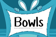 Bowls, a Sans Serif Font by Gia Letter (Thumbnail 1 of 5)