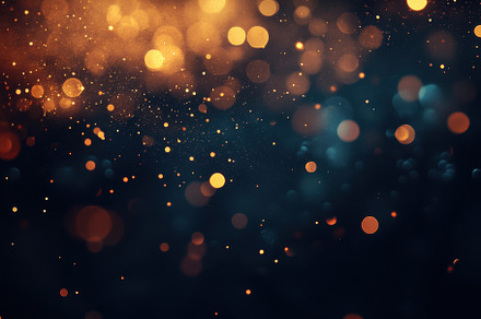 Floating abstract particle bokeh wit, a Photo by Iftikhar Alam