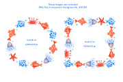 Nautical Mile Watercolor Collection, an Animal Illustration by Anna Druzhkova (Thumbnail 6 of 30)