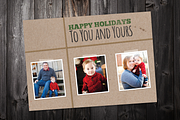 Brown Paper: 5x7 Xmas Card Template, a Card Template by Saunter Studios (Thumbnail 3 of 3)
