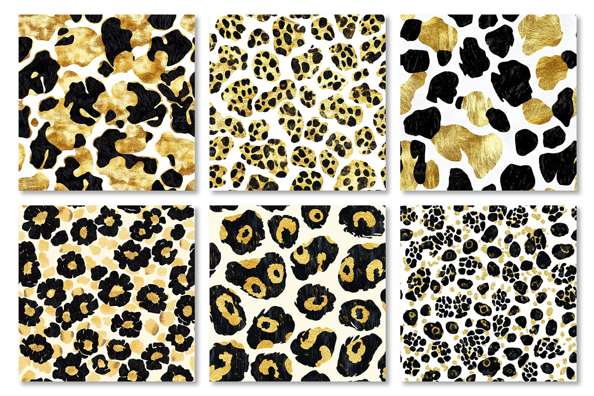 Gold Leopard Pattern Overlays, a Texture Graphic by Dream Creation (Photo 4 of 5)