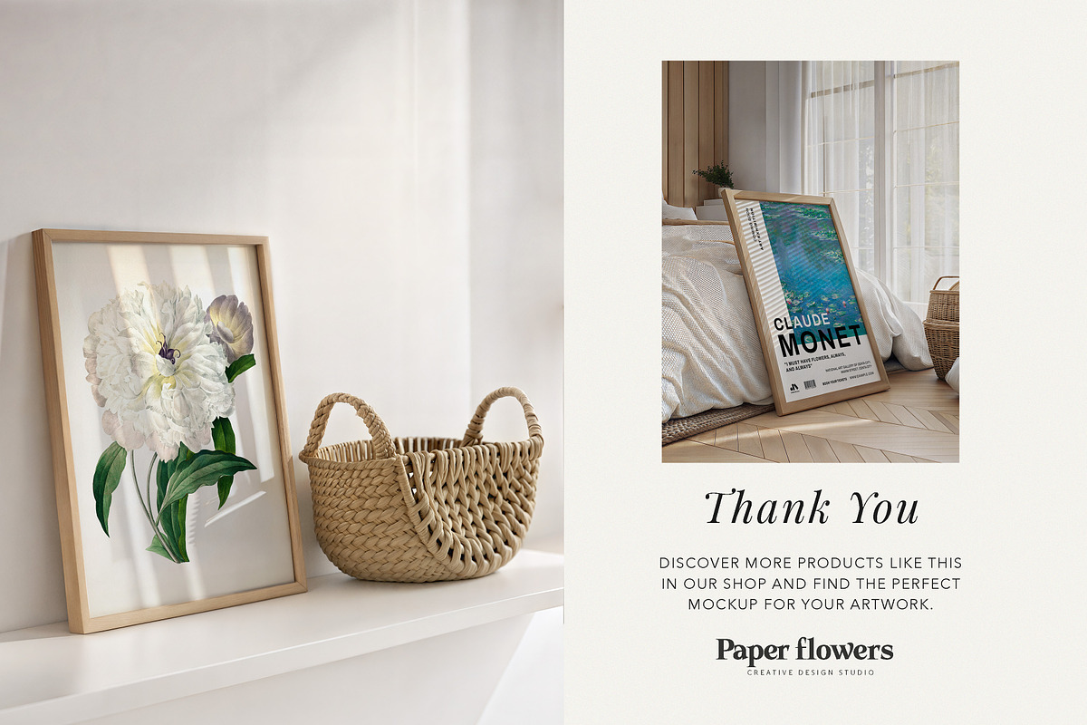 Frame Mockup - Bohemian Interior, a Mockup by Paper Flowers Studio (Photo 5 of 5)