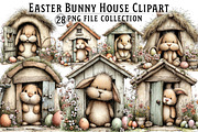 Easter Bunny House Clipart, an Illustration by Dream Creation (Thumbnail 1 of 6)