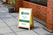 Restaurant Sign Board Mockup, a Product Mockup by SLAB! Design (Thumbnail 5 of 6)