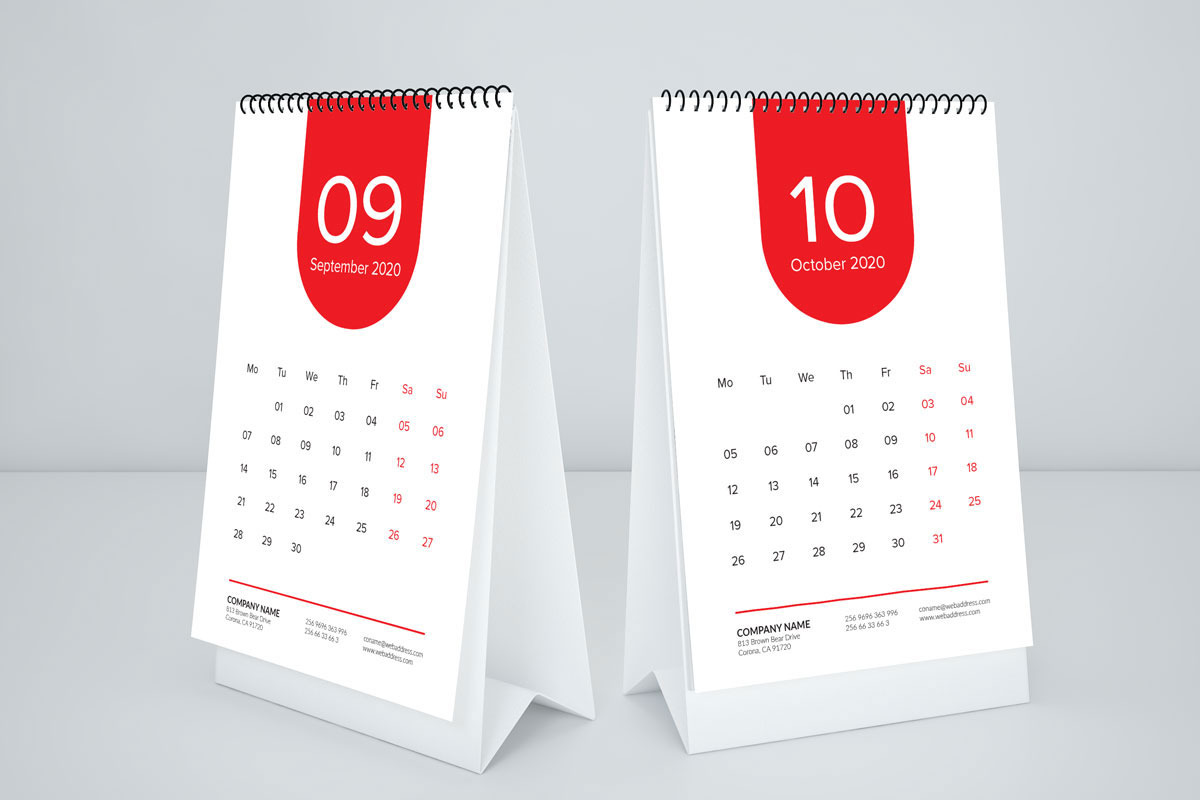 Calendar for 2020 (NEW), a Stationery Template by graphicbox (Photo 4 of 5)