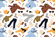 Fashion clothes seamless pattern, a Pattern Graphic by Good Studio (Thumbnail 2 of 4)