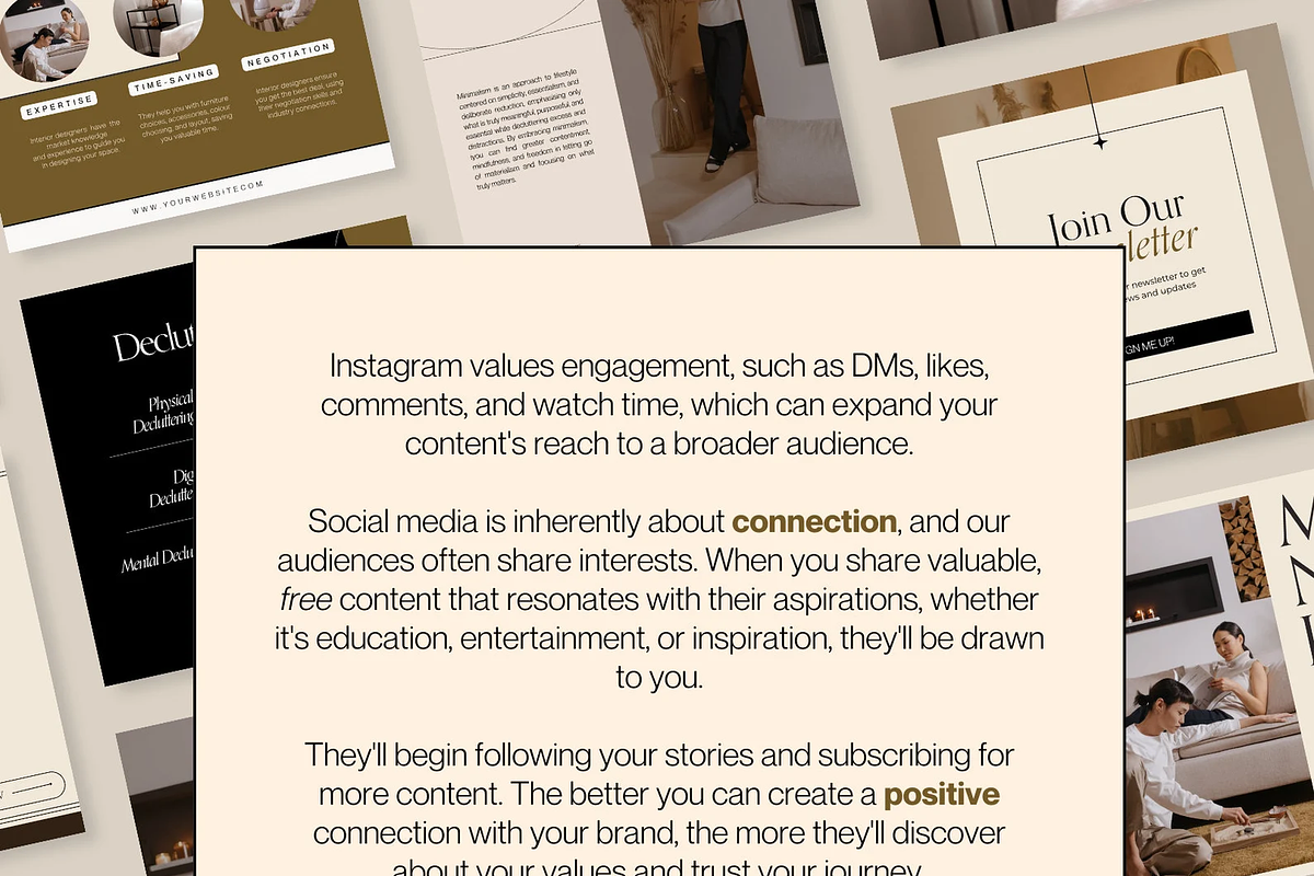 36 Interior Design Instagram Posts, a Social Media Template by The Lone Crowd (Photo 8 of 9)