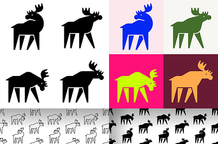 Moose Logo, a Graphic by NataliiaVolyk