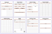 Craft Business Planner Bundle Canva, a Stationery Template by Mustafiz (Thumbnail 3 of 8)