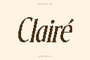 CS Refuse Pixel, a Serif Font by Craft Supply Co. (Thumbnail 2 of 8)