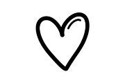 Hand Drawn Heart Doodle Vector Bundl, an Illustration by Creativeshirt (Thumbnail 15 of 48)