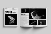 Simple Magazine II Canva Template, a Magazine Template by GoldenGrid Studio (Thumbnail 1 of 9)