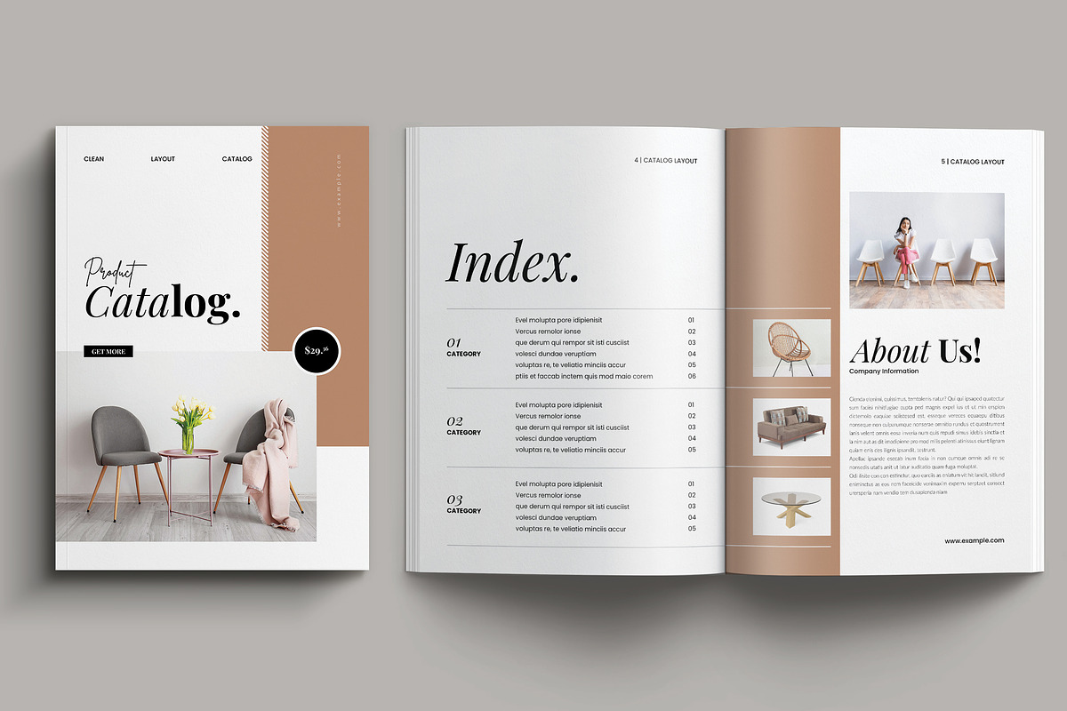Product Catalog Brochure Template, a Brochure Template by NorthPeak (Photo 3 of 12)