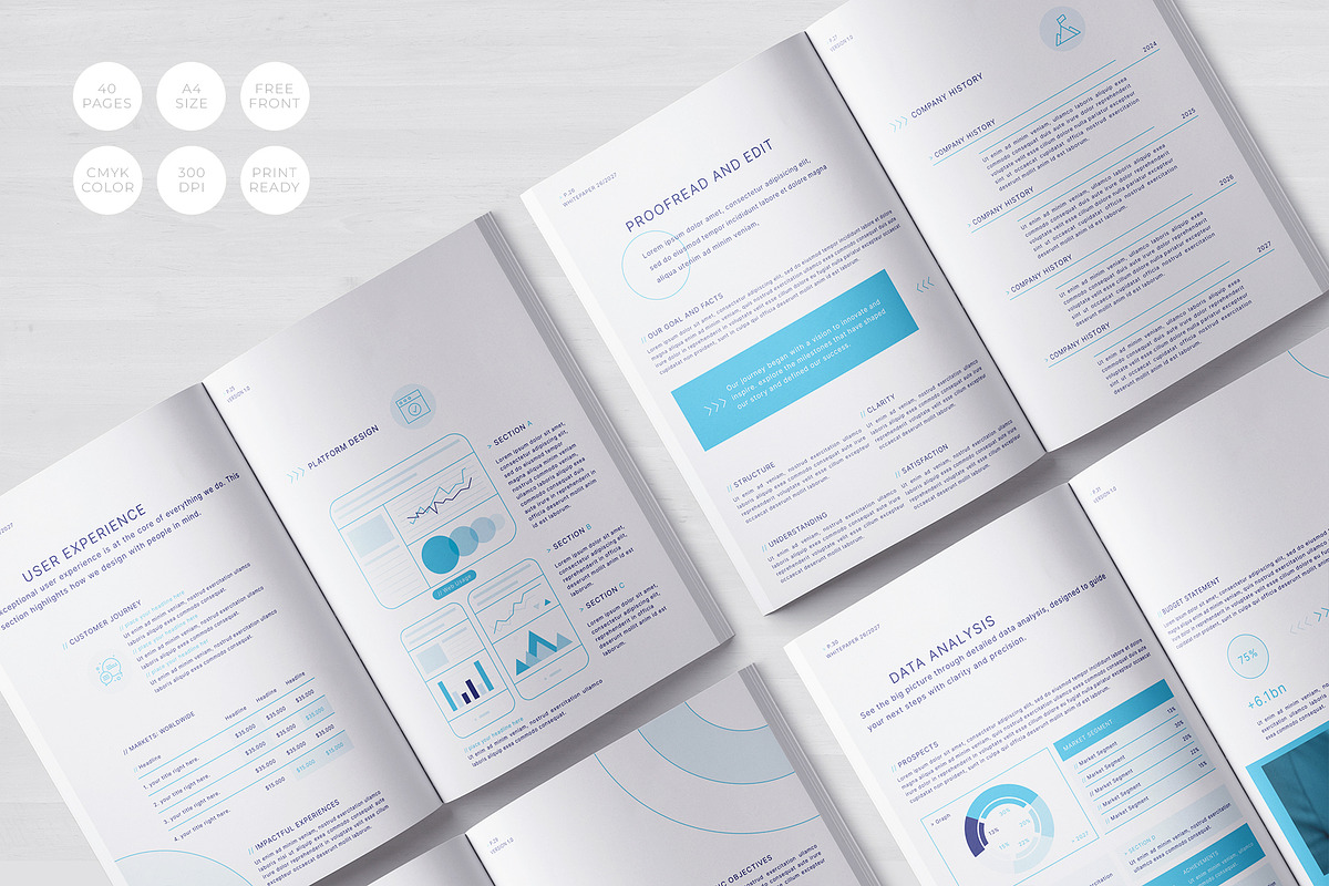 Business White Paper Template, a Brochure Template by Designsoul14 (Photo 5 of 13)